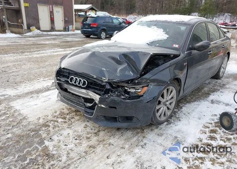 2014 Audi A6 3.0T Premium Plus из США, поврежденный, VIN WAUFGAFC9EN032644